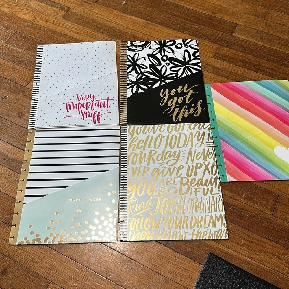 The Happy Planner Lot - Stickers, Accessories and Storage Box